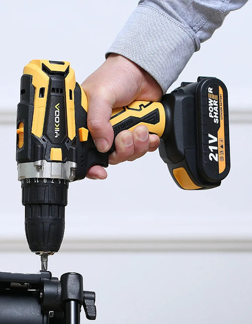 Load image into Gallery viewer, YIKODA 12/16.8/21V Cordless Drill Rechargeable Electric Screwdriver Lithium Battery Household Multi-function 2 Speed Power Tools
